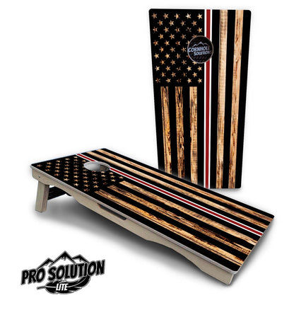 Nurse Thin Line Flag Cornhole Boards - Pro Solution Lite Series