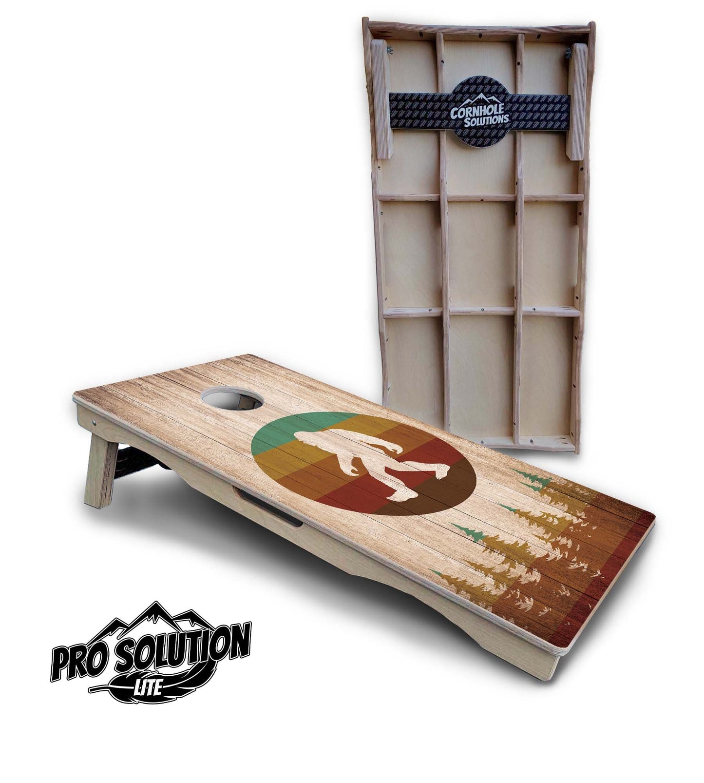 Bigfoot Circle Cornhole Boards - Pro Solution Lite Series