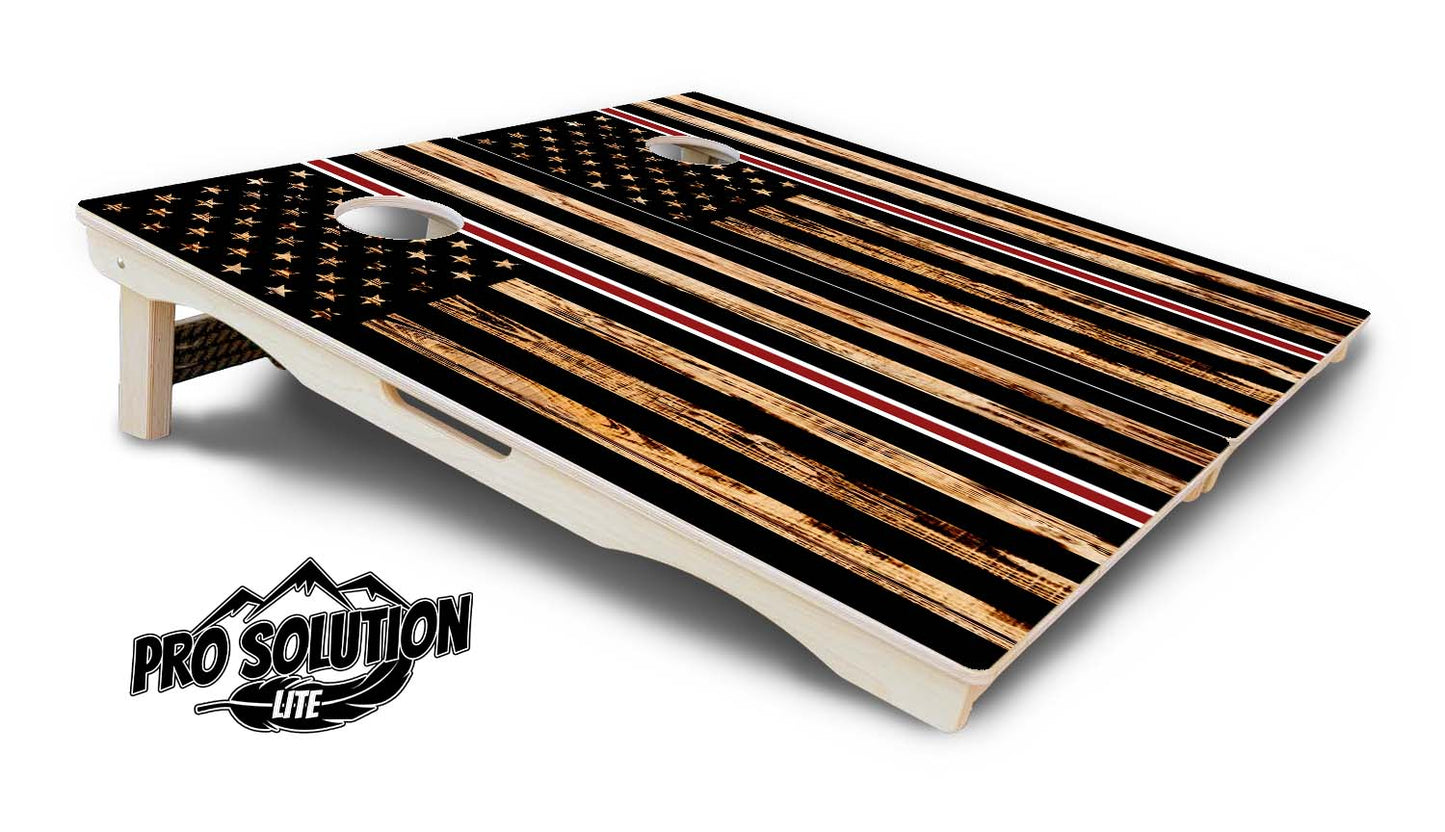 Nurse Thin Line Flag Cornhole Boards - Pro Solution Lite Series