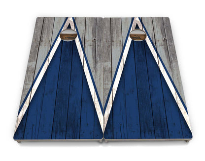 Team Color Triangle Cornhole Boards - Professional Tournament Series