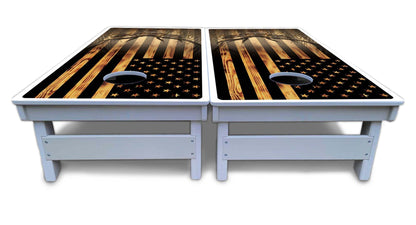 Hidden Deer & Fish Cornhole Boards - All Weather Series