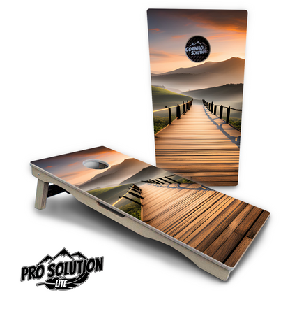 Wooden Bridge Cornhole Boards - Pro Solution Lite Series