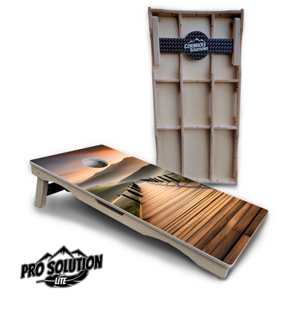 Wooden Bridge Cornhole Boards - Pro Solution Lite Series