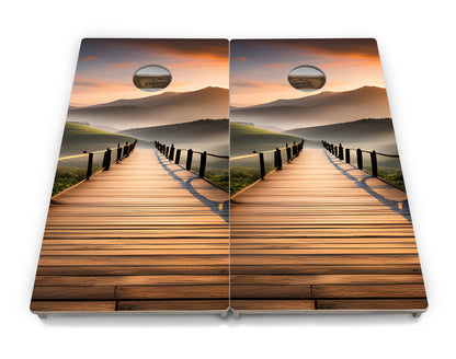 Wooden Bridge Cornhole Boards - Professional Tournament Series