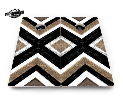 X Pattern Cornhole Boards - Pro Solution Lite Series