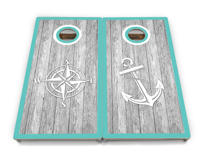 Anchor & Compass Cornhole Boards - Professional Tournament Series