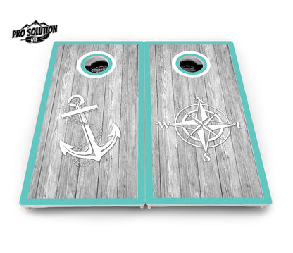 Anchor & Compass Cornhole Boards - Pro Solution Lite Series