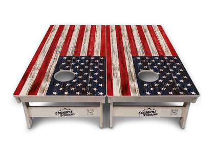 Antique Flag510 Cornhole Boards - Professional Tournament Series