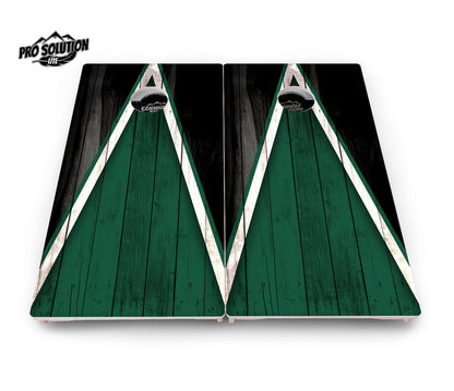 Team Color Triangle Cornhole Boards - Pro Solution Lite Series