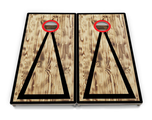 Burnt Triangle Cornhole Boards - Professional Tournament Series