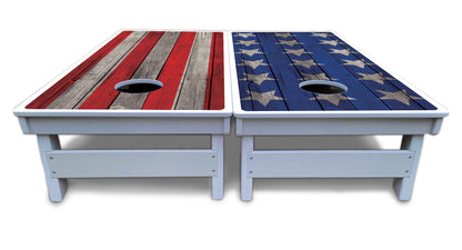 Large Stars & Stripes Cornhole Boards - All Weather Series