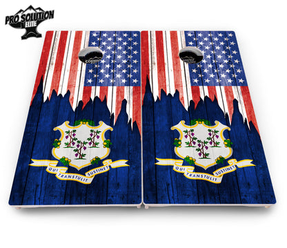 State Flag Designs Alabama to Georgia Cornhole Boards - Pro Solution Elite Series