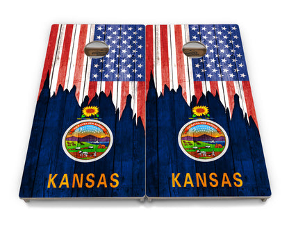 State Flags Hawaii to Maryland Cornhole Boards - Professional Tournament Series