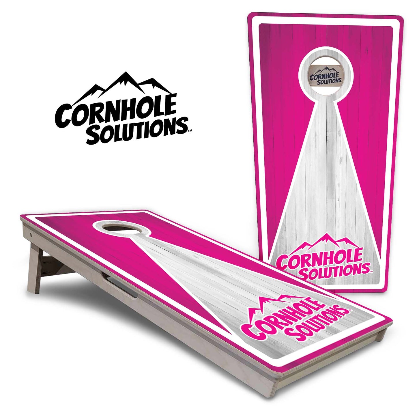 Keyhole CS Logo Cornhole Boards - Professional Tournament Series