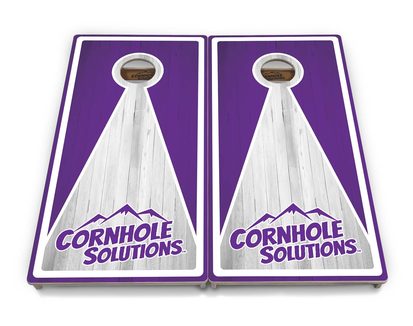 Keyhole CS Logo Cornhole Boards - Professional Tournament Series