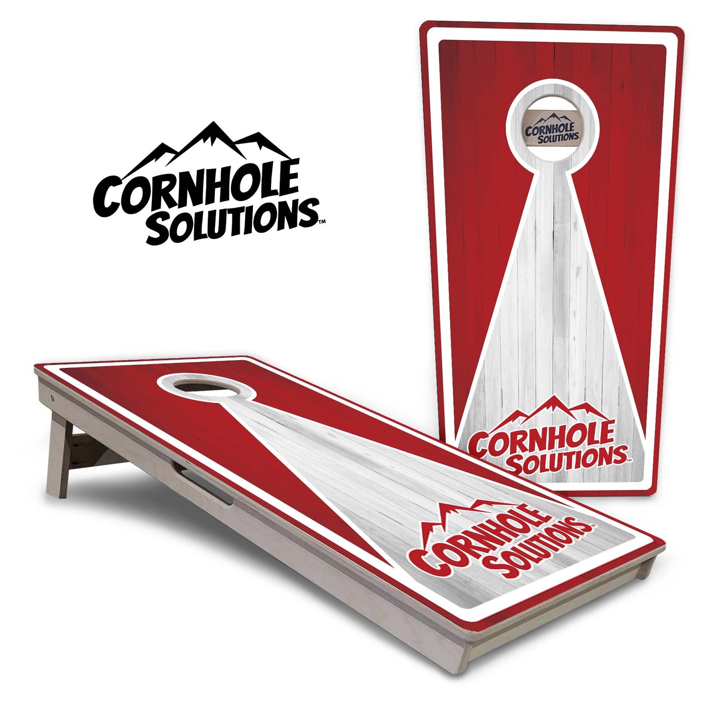Keyhole CS Logo Cornhole Boards - Professional Tournament Series