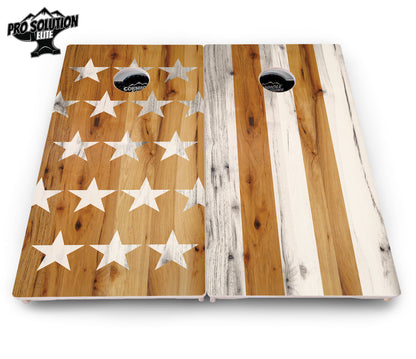 Large Stars & Stripes Cornhole Boards - Pro Solution Elite Series