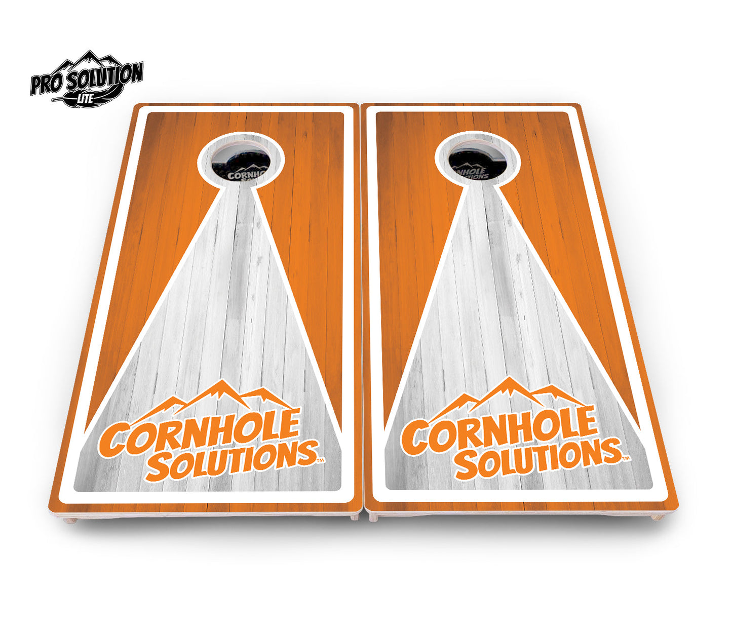 Keyhole CS Logo Cornhole Boards - Pro Solution Lite Series