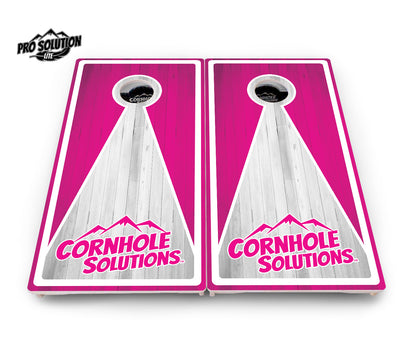 Keyhole CS Logo Cornhole Boards - Pro Solution Lite Series