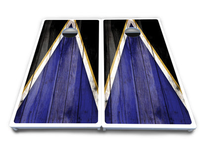 Team Color Triangle Cornhole Boards - All Weather Series