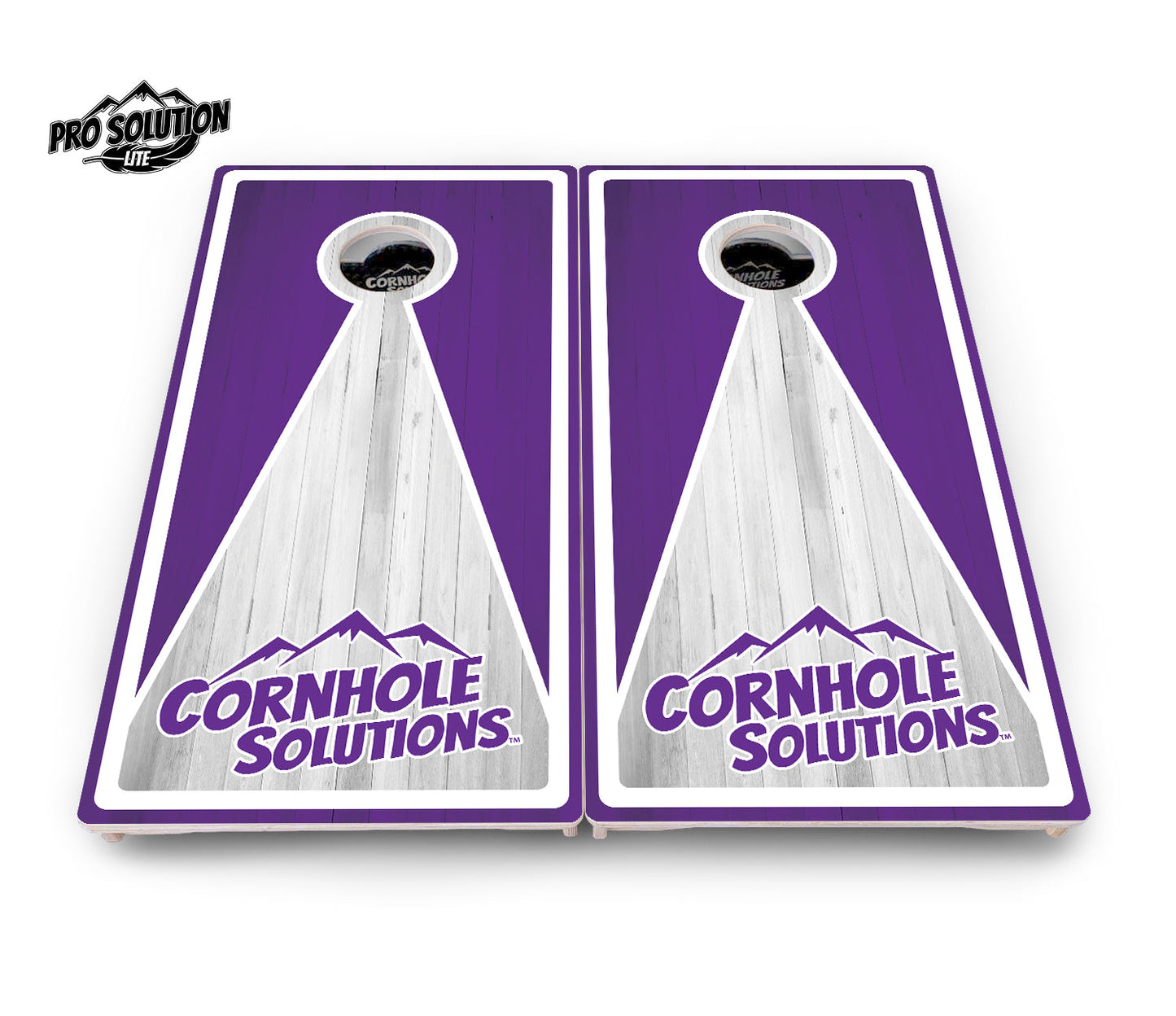Keyhole CS Logo Cornhole Boards - Pro Solution Lite Series