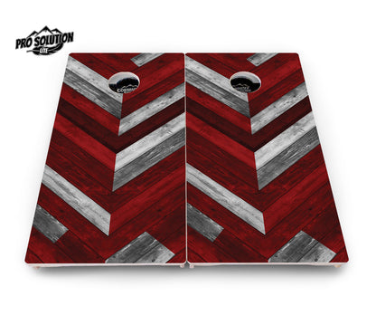 Herringbone Cornhole Boards - Pro Solution Lite Series