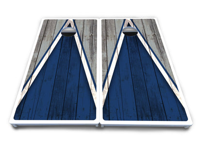 Team Color Triangle Cornhole Boards - All Weather Series