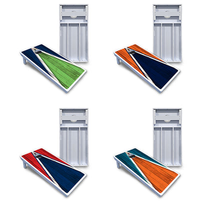 Team Color Triangle Cornhole Boards - All Weather Series