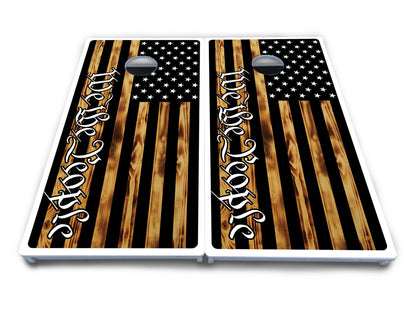 We The People USA Flag Cornhole Boards - All Weather Series
