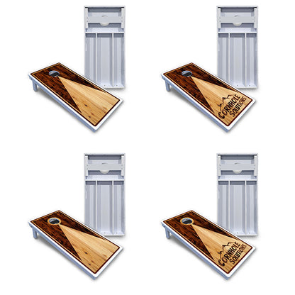 Wooden Triangle Cornhole Boards - All Weather Series