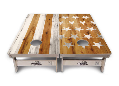 Natural Large SS Cornhole Boards - Professional Tournament Series