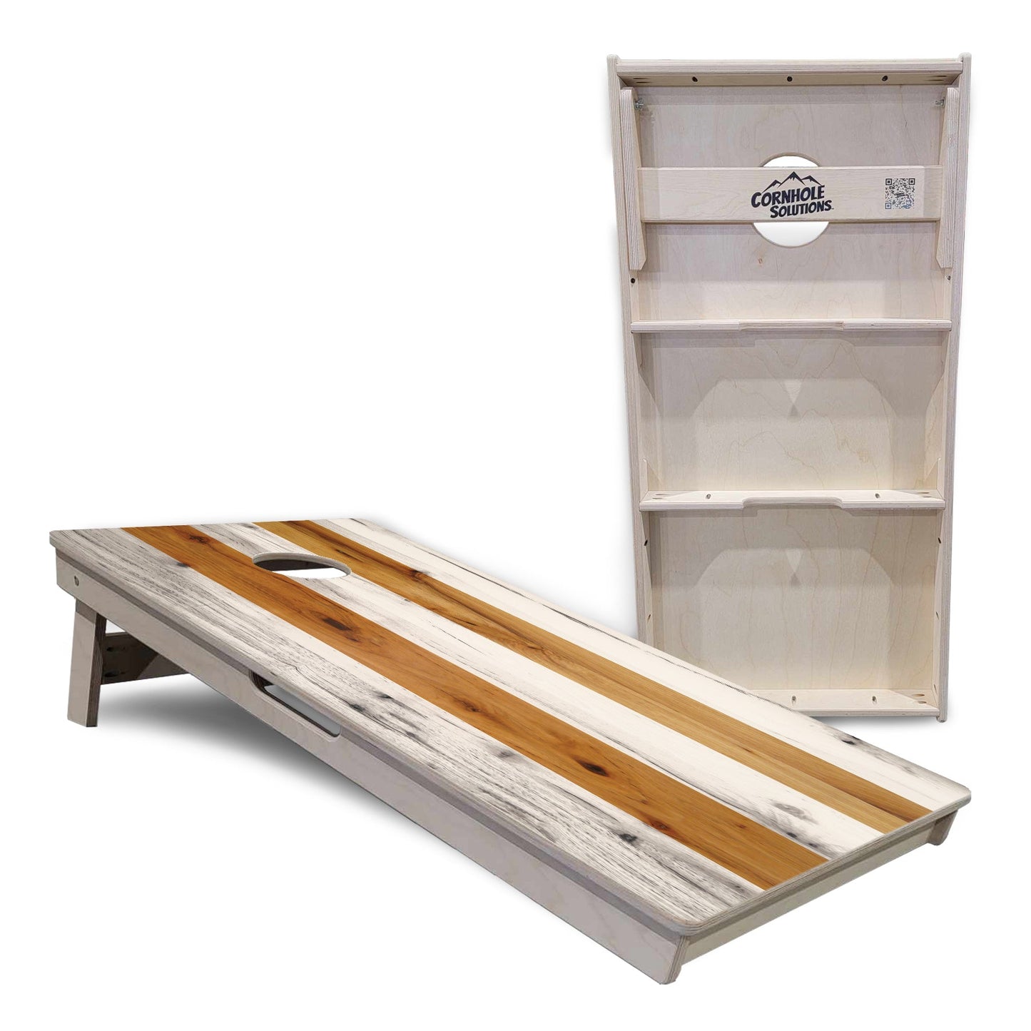 Natural Large SS Cornhole Boards - Professional Tournament Series